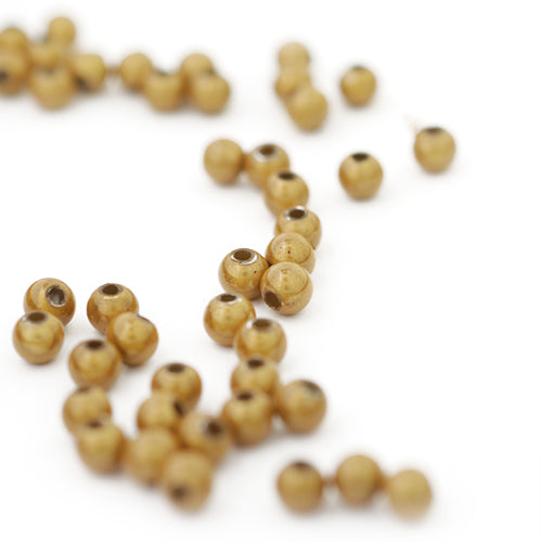 Miracle beads / yellow / 50 pcs. Ø 4 mm