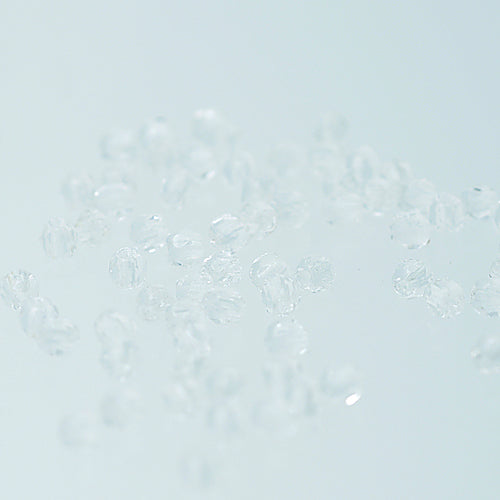 Preciosa glass beads crystal / 100 pcs. / 3mm