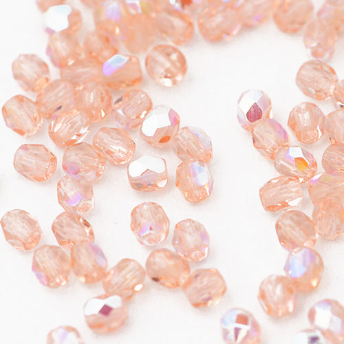 Preciosa glass beads vintage rose / 100 pcs. / 4mm