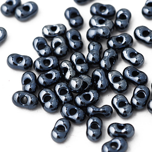 Farfalle hematite / 6.5mm / 17gr