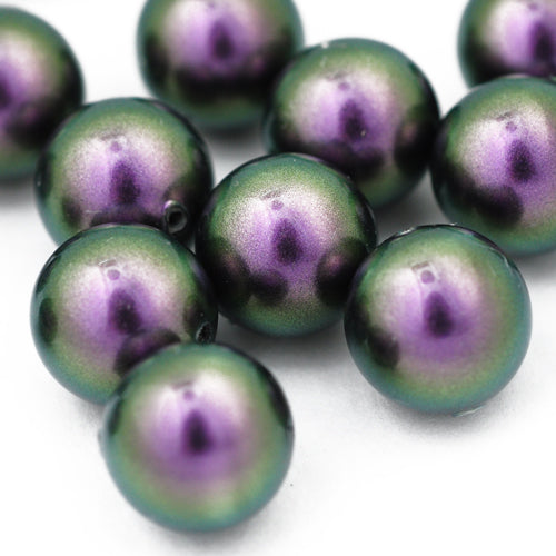 Swarovski Crystal Iridescent Purple Pearl / 10 Stk / Ø 10 mm