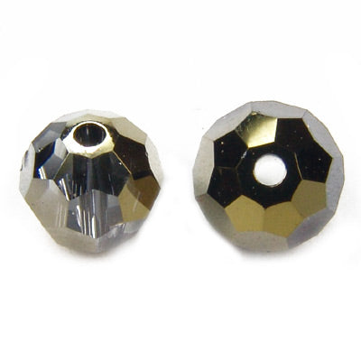 Swarovski round faceted / Crystal Dorado 2 / 10 pcs. / Ø 6mm