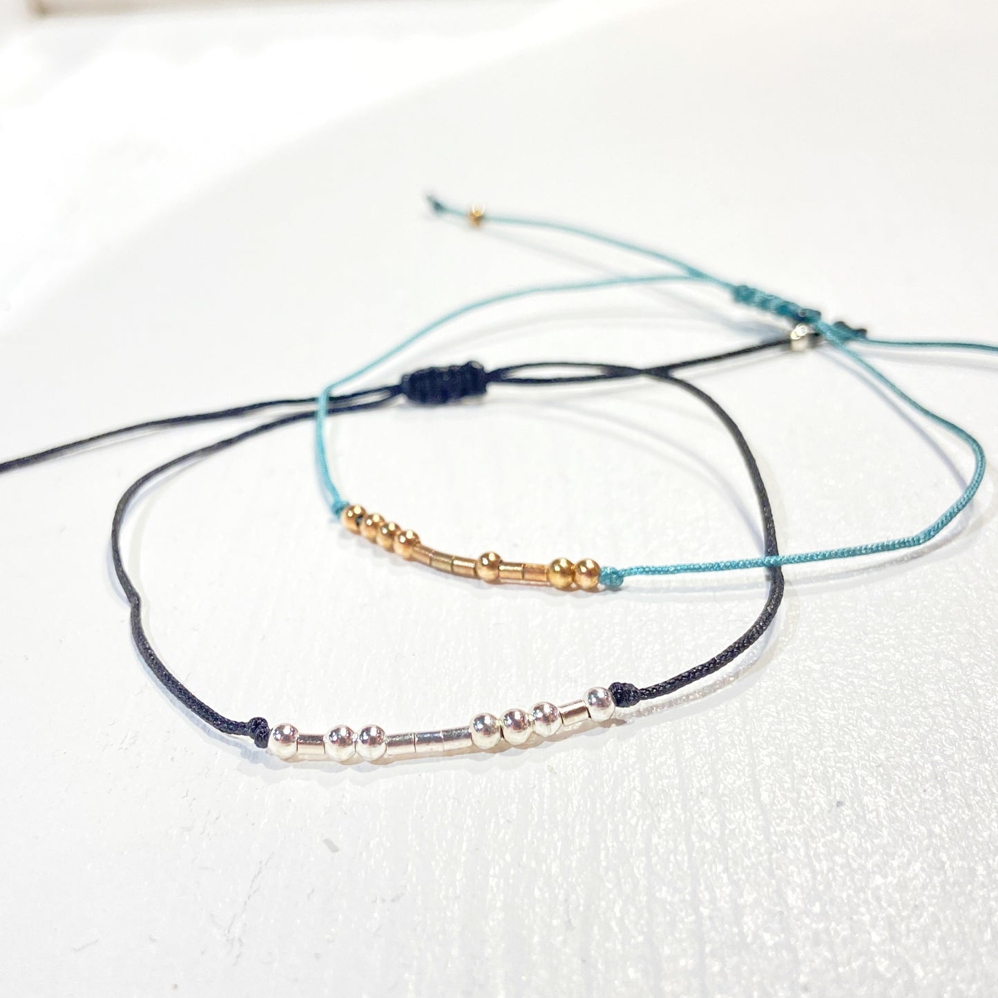 Morse code bracelet / Morse code / individually made for you / 925 silver