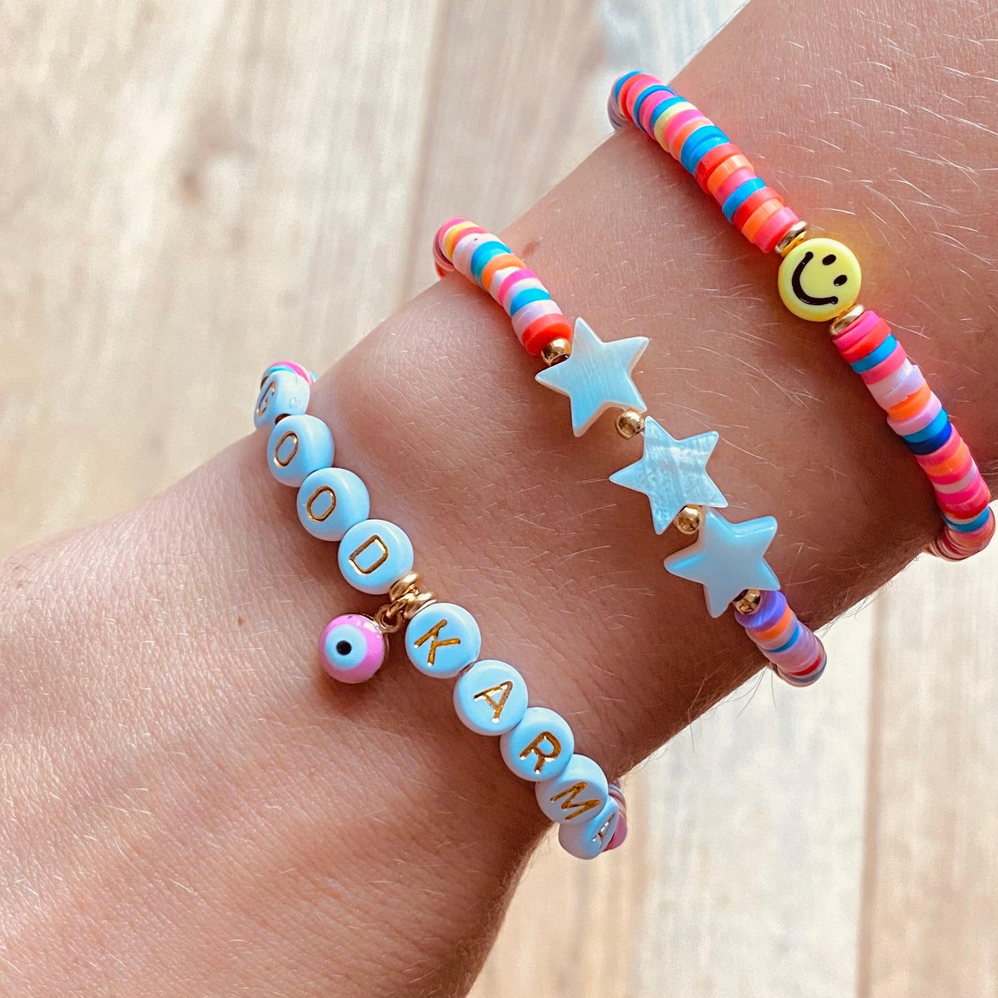 Katsuki disc beads / colorful mix / Ø 4mm