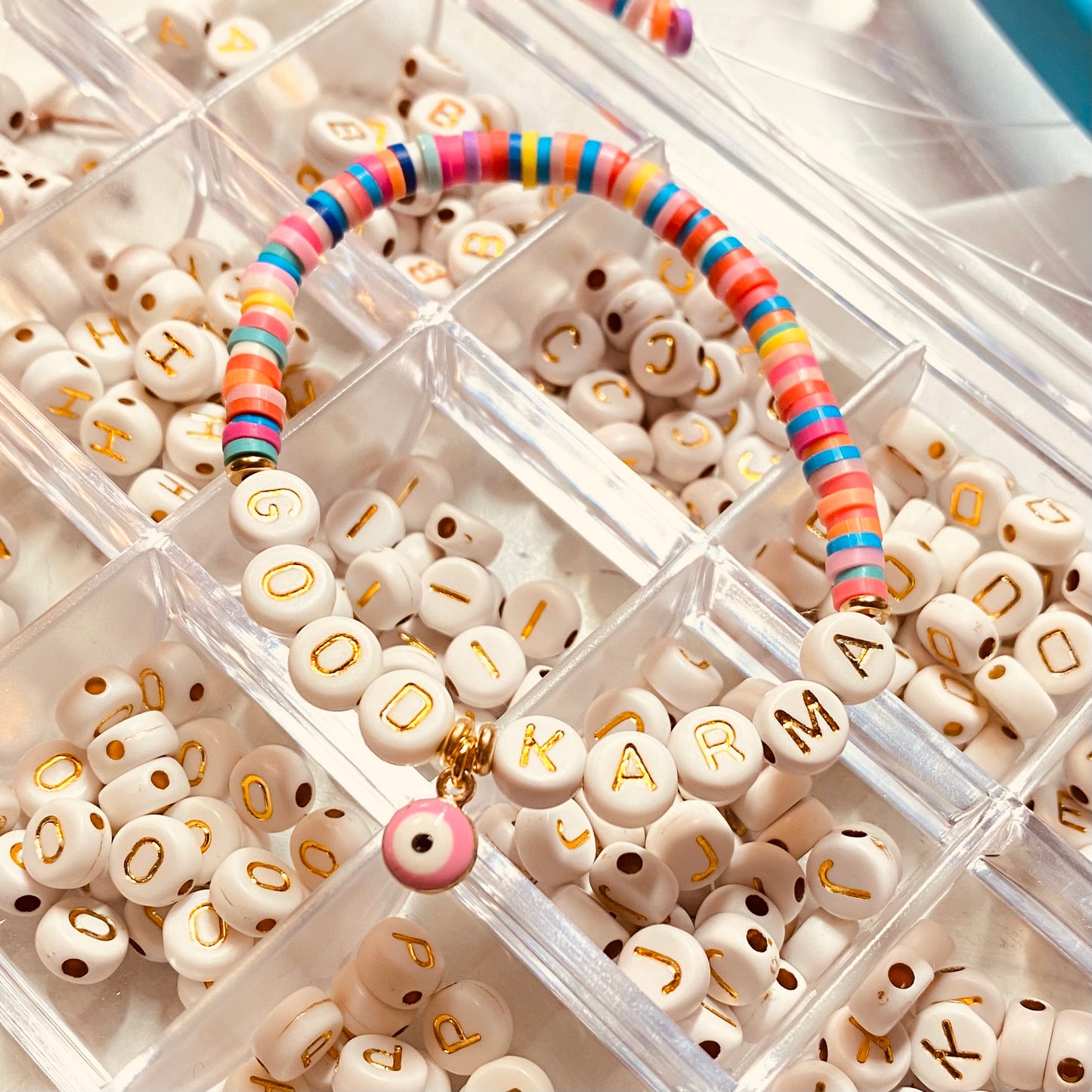 Katsuki disc beads / colorful mix / Ø 4mm