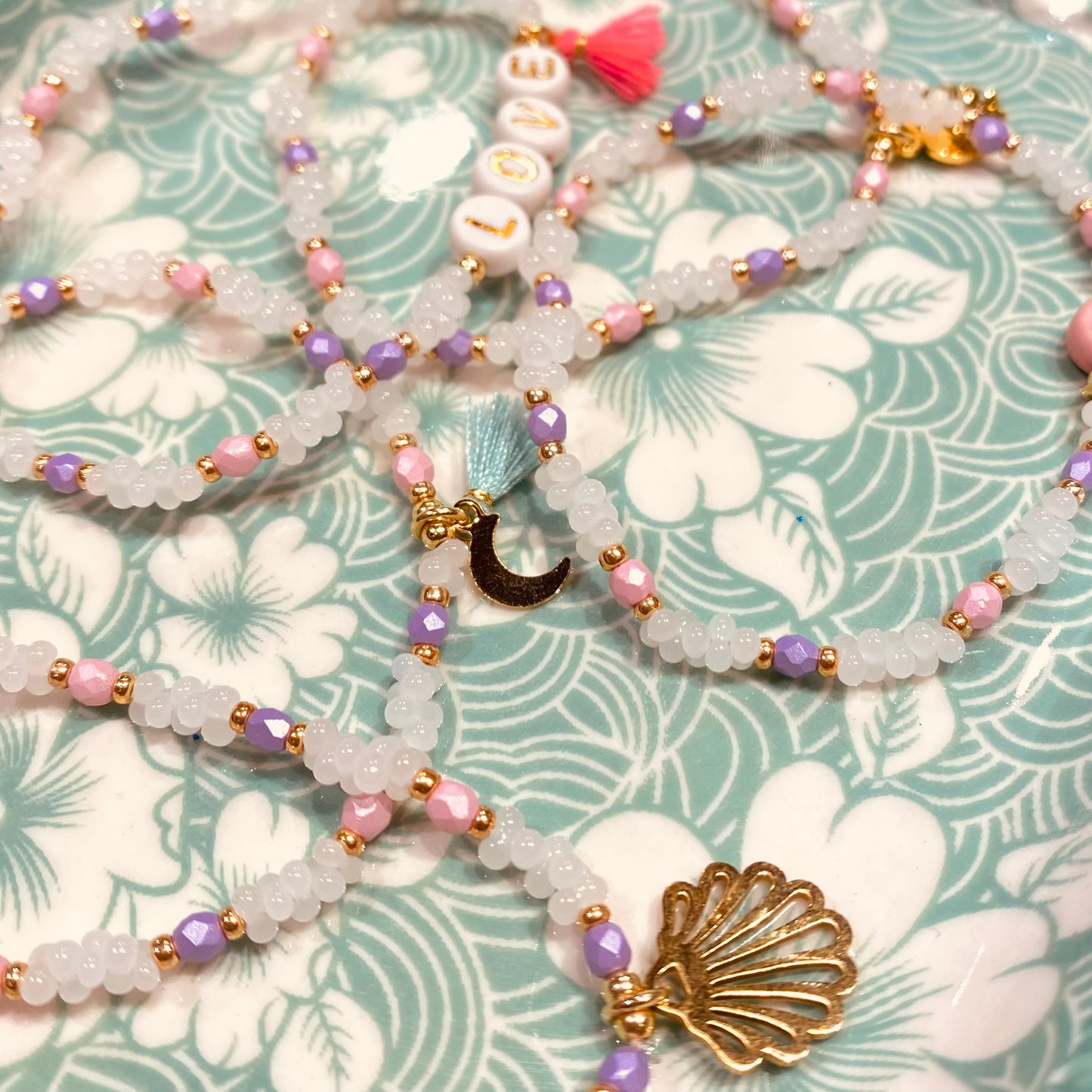 Preciosa glass beads pink pastel / 100 pcs. / 3mm