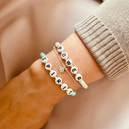 Shamballa Band rosa / Ø 0,7mm