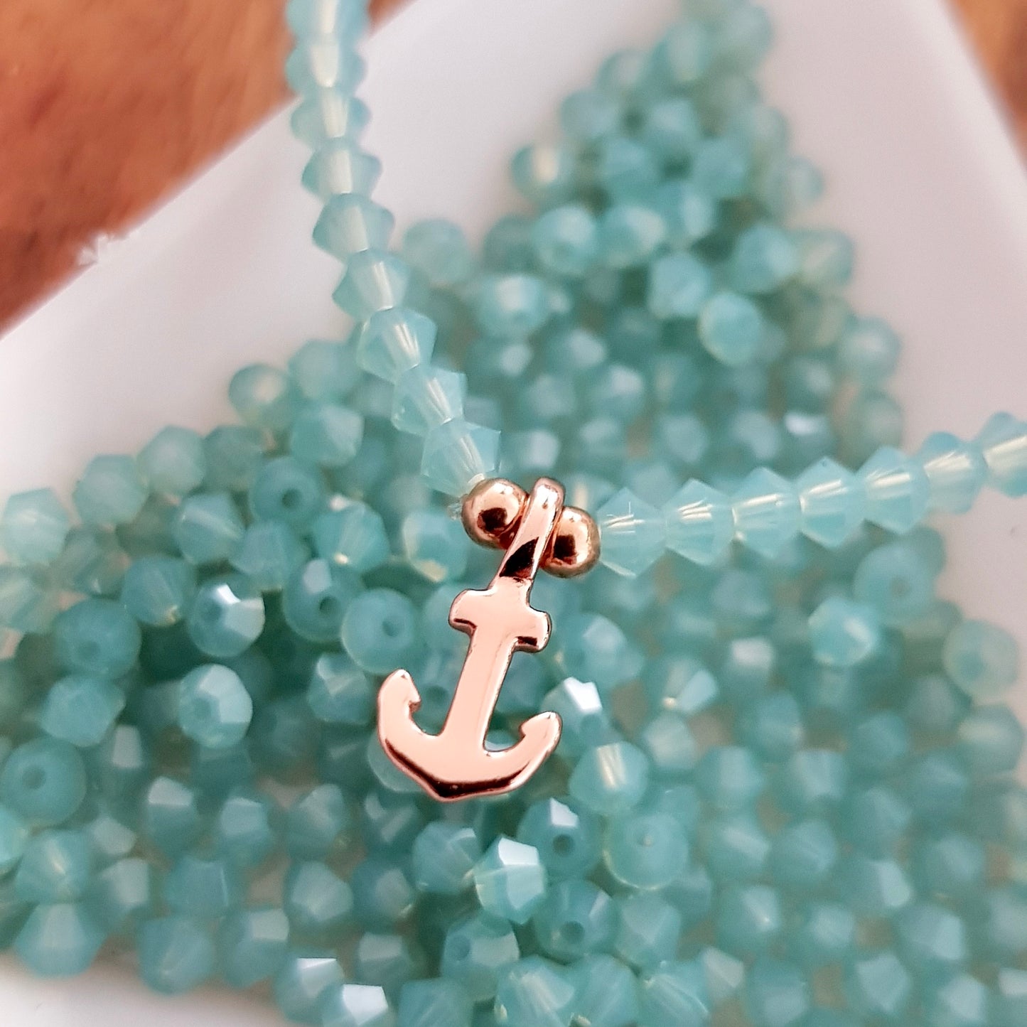 Anchor pendant / 925 silver / 8mm