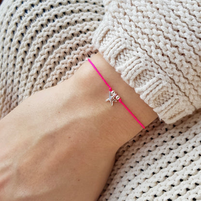 Shamballa Band neon pink / Ø 0,7mm