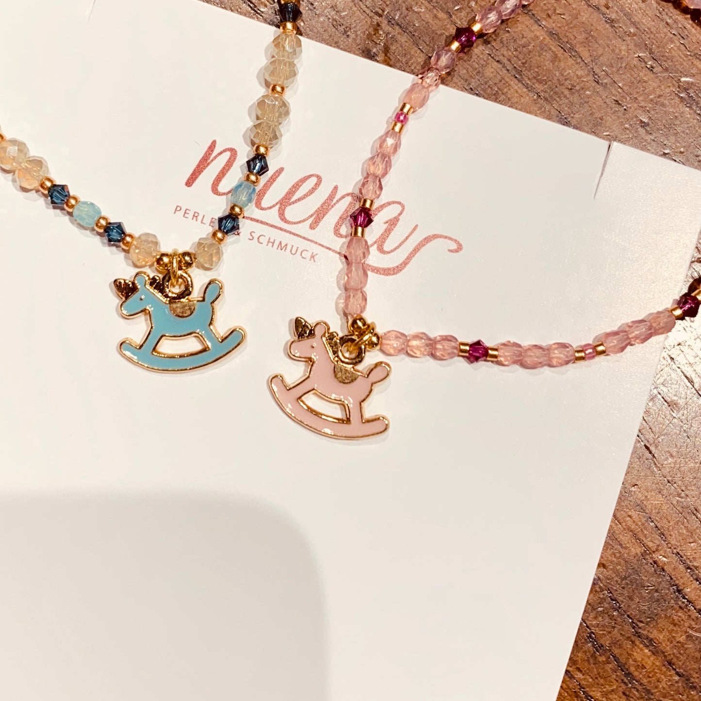 Rocking horse pendant / 5 colors / 15 mm