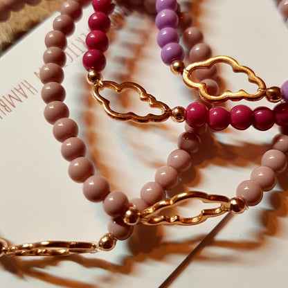 Wölckchen connector cloud / rose gold colored / 16 mm
