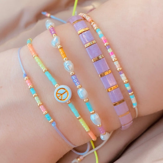 Shop the Look // Instagram Arm Party // Peace Neon Love